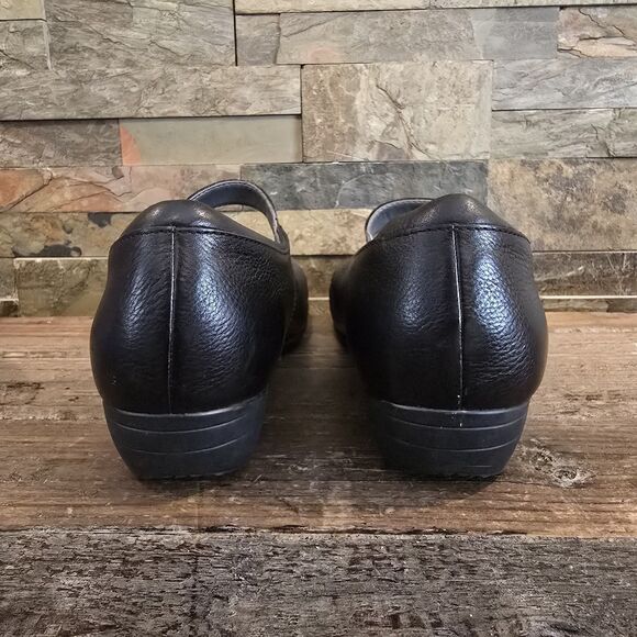 Dansko Fawna Women's Black Leather Mary Jane Shoes Size 42 US 11.5 - Picture 6 of 9